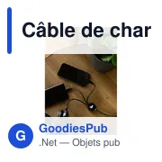 Câble de charge personnalisable avec logo - Exclusive Collection | Jyanette - Miniature 5