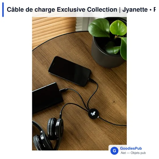 Câble de charge personnalisable avec logo - Exclusive Collection | Jyanette - Image 5