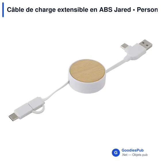 Câble de charge extensible en ABS Jared - Image 2