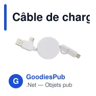 Câble de charge extensible en ABS Jared - Miniature 8