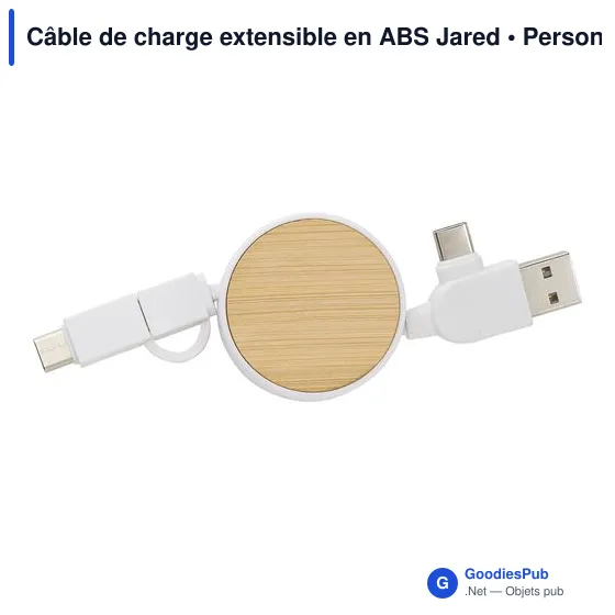 Câble de charge extensible en ABS Jared - Image 9