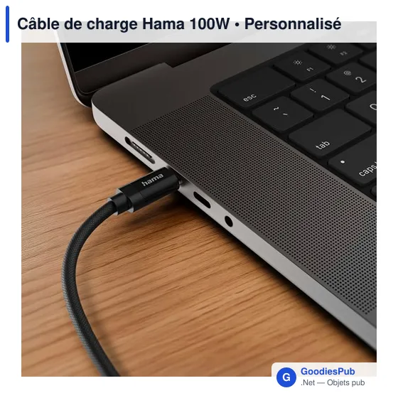 Câble de charge Hama 100W - Image 2