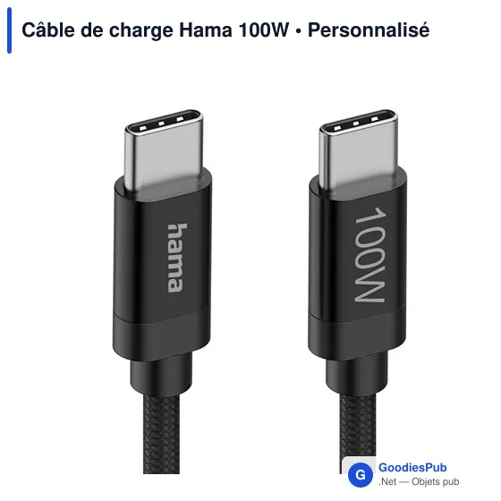 Câble de charge Hama 100W - Image 11