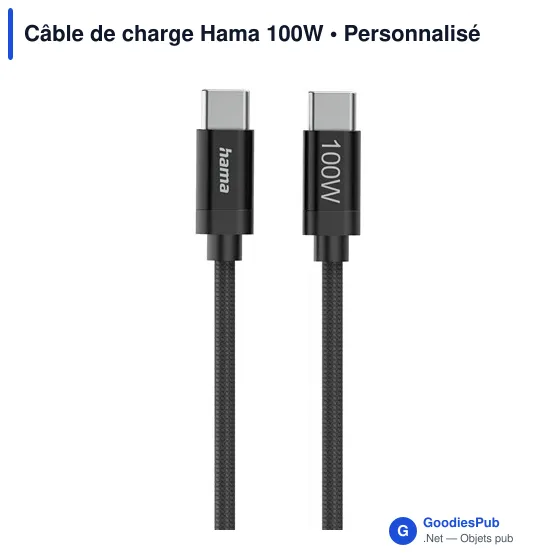 Câble de charge Hama 100W - Image 5