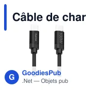 Câble de charge Hama 100W - Miniature 6