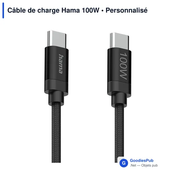 Câble de charge Hama 100W - Image 6