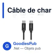 Câble de charge Hama 100W - Miniature 9