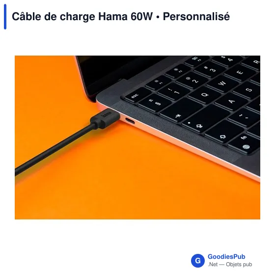 Câble de charge Hama 60W - Image 1