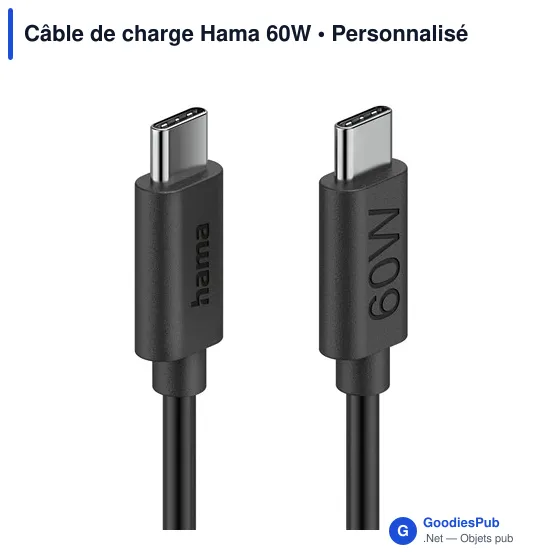 Câble de charge Hama 60W - Image 4