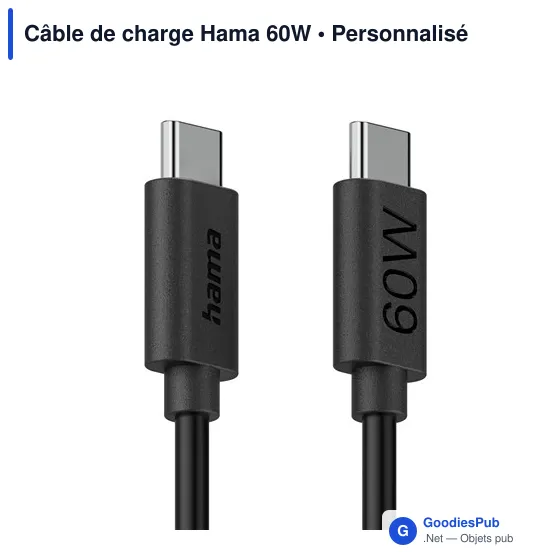 Câble de charge Hama 60W - Image 6