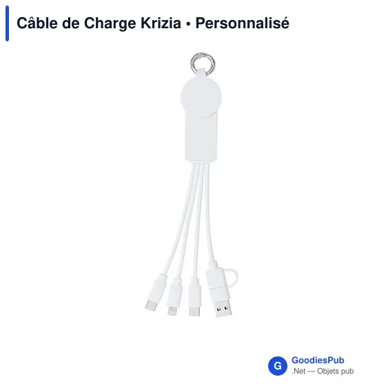 Câble de Charge personnalisable avec logo - Krizia - Image 2