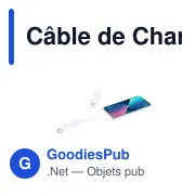 Câble de Charge personnalisable avec logo - Krizia - Miniature 3