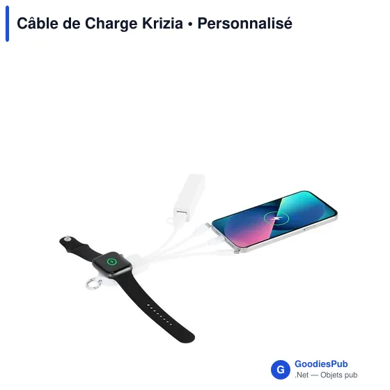 Câble de Charge personnalisable avec logo - Krizia - Image 4
