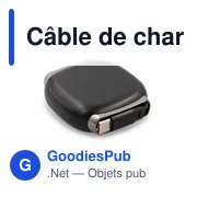 Câble de charge personnalisable avec logo | Luborek - Miniature 2