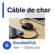 Câble de charge personnalisable avec logo | Luborek - Miniature 3