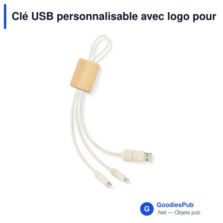 Clé USB personnalisable avec logo pour entreprises