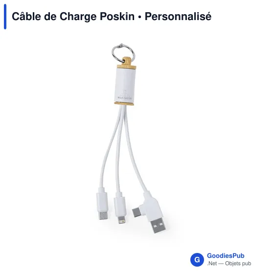 Clé USB personnalisable avec logo en carton de lait recyclé - Image 2