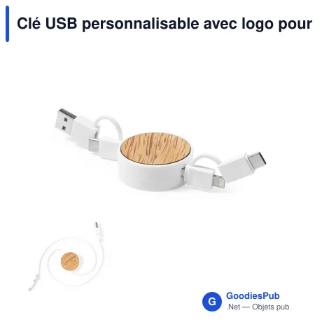Clé USB personnalisable avec logo pour entreprises
