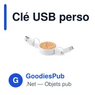 Clé USB personnalisable avec logo pour entreprises - Miniature 3