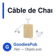 Câble de Charge Personnalisable Rusell avec Logo - Design Éco-Responsable - Miniature 5