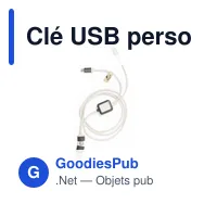 Clé USB personnalisable avec logo pour entreprises - Miniature 2