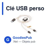 Clé USB personnalisable avec logo pour entreprises - Miniature 3