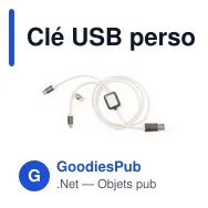 Clé USB personnalisable avec logo pour entreprises - Miniature 4