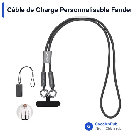 Câble de Charge Personnalisable Fanders avec Logo