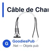 Câble de Charge Personnalisable Fanders avec Logo - Miniature 3