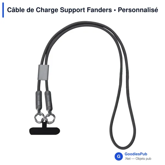 Câble de Charge Personnalisable Fanders avec Logo - Image 3