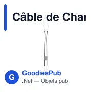 Câble de Charge Personnalisable Fanders avec Logo - Miniature 4