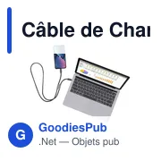 Câble de Charge Personnalisable Fanders avec Logo - Miniature 5