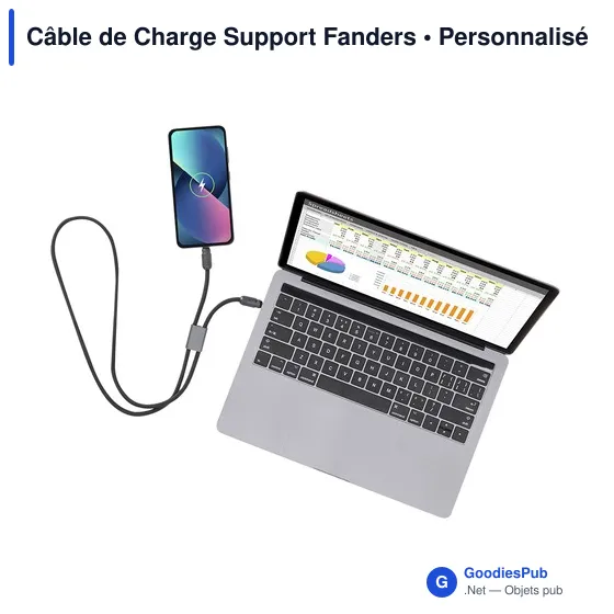 Câble de Charge Personnalisable Fanders avec Logo - Image 5