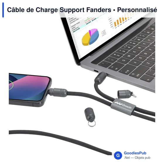 Câble de Charge Personnalisable Fanders avec Logo - Image 6