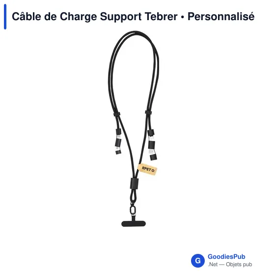 Câble de Charge Support personnalisable avec logo - Tebrer - Image 2