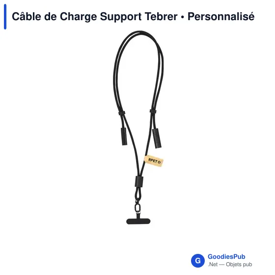 Câble de Charge Support personnalisable avec logo - Tebrer - Image 3