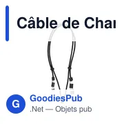 Câble de Charge Support personnalisable avec logo - Tebrer - Miniature 6