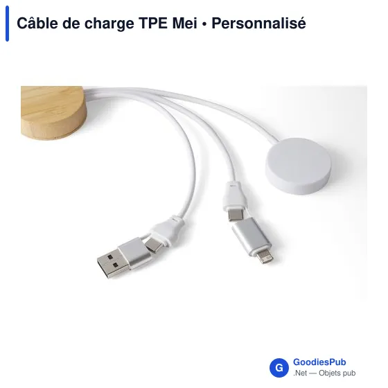 Câble de charge TPE Mei - Image 2