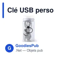 Clé USB personnalisable avec logo pour entreprises - Miniature 3