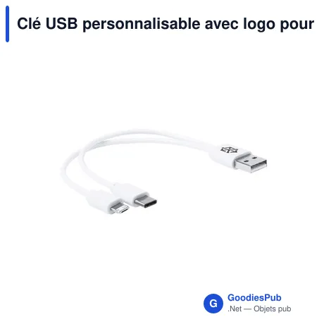 Clé USB personnalisable avec logo pour entreprises