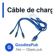 Câble de charge personnalisable avec logo - ZKV970 - Miniature 11