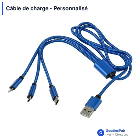 Câble de charge personnalisable avec logo - ZKV970 - Image 11