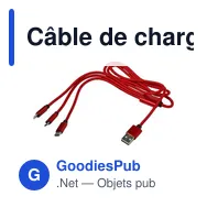 Câble de charge personnalisable avec logo - ZKV970 - Miniature 4