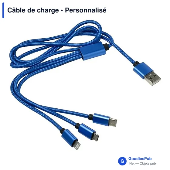 Câble de charge personnalisable avec logo - ZKV970 - Image 8