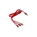 Variante rouge - Câble de charge personnalisable avec logo - ZKV970