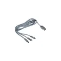 Variante argenté - Câble de charge personnalisable avec logo - ZKV970