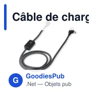 Câble de charge personnalisable Xoopar en aluminium recyclé avec logo - Allure PD - Miniature 2