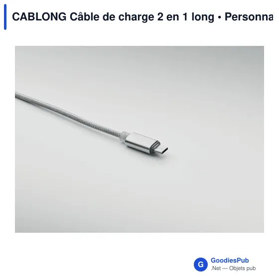 CABLONG Câble de charge 2 en 1 long - Image 2