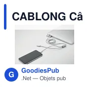 CABLONG Câble de charge 2 en 1 long - Miniature 3
