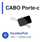 Porte-clés câble 60W personnalisable avec logo entreprise - Miniature 2